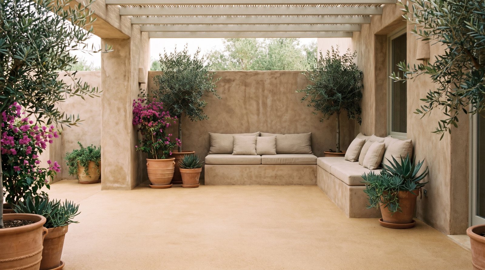 Stone Carpet in a villa courtyard