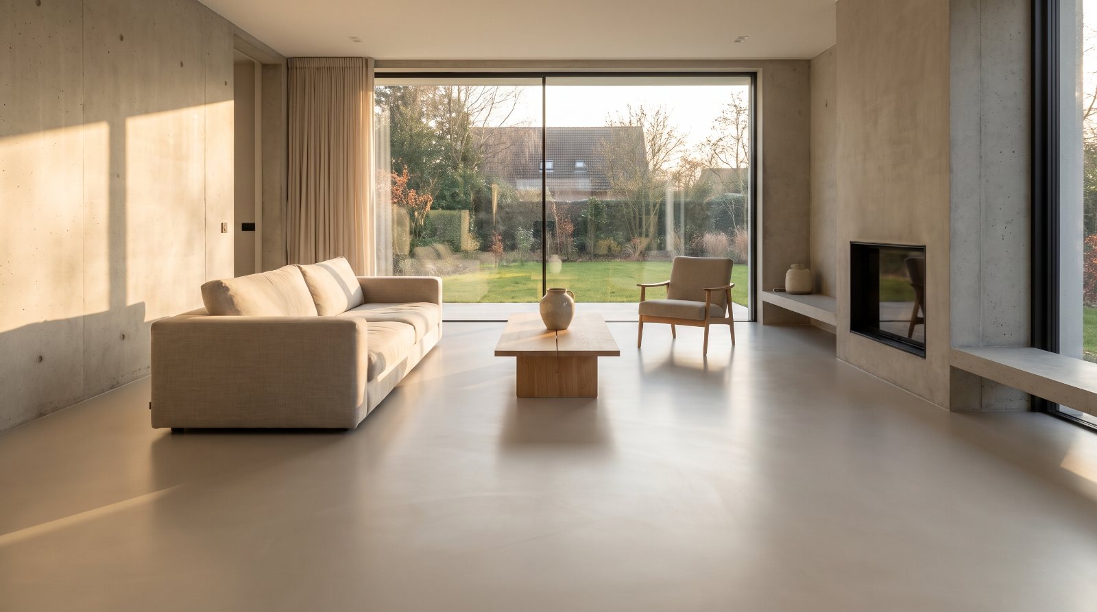 Stone Carpet in a contemporary interior